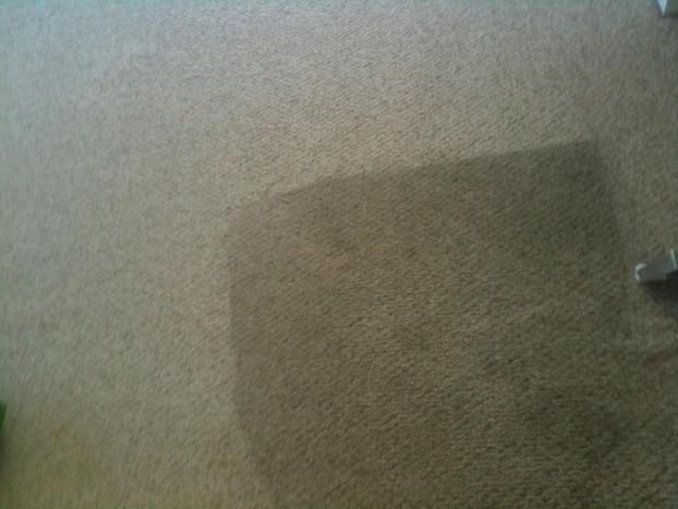 Recent before and after A recent carpet cleaning job in the area